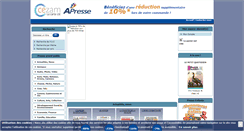 Desktop Screenshot of cezam.a2presse.fr