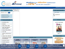 Tablet Screenshot of cezam.a2presse.fr